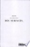 Lecons Sur la Theorie Generale Des Surfaces Et Les Applications Geometriques Du Calcul Infinitesimal