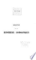 Leçons sur les hypothèses cosmogoniques professées à la Sorbonne