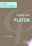 Leçons sur Platon