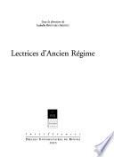 Lectrices d'ancien régime