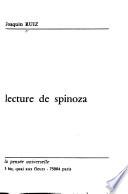 Lecture de Spinoza