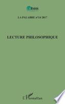 Lecture philosophique