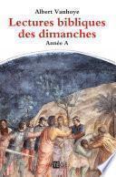 Lectures bibliques des dimanches, Année A