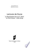 Lectures de Duras