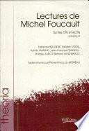 Lectures de Michel Foucault. Volume 3