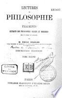Lectures de Philosophie