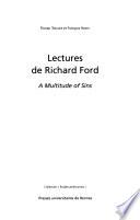 Lectures de Richard Ford