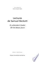 Lectures de Samuel Beckett