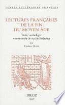 Lectures françaises de la fin du Moyen Âge
