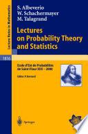 Lectures on Probability Theory and Statistics