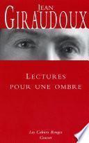 Lectures pour une ombre