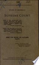 Lee v. Gaylord, 239 MICH 274 (1927)