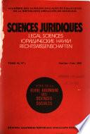 Legal sciences