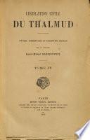 Législation civile du Thalmud