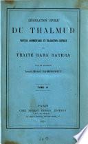 Législation civile du Thalmud