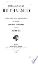 Législation civile du Thalmud