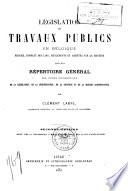 Législation des travaux publics en Belgique