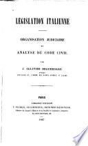 Législation italienne
