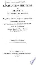 Législation militaire