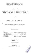 Legislative Documents Submitted to the ... General Assembly of the State of Iowa