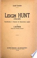 Leigh Hunt (1784-1859)