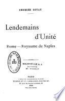 Lendemains d'unité