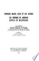 Léonard, Marie, Jean et les autres