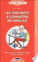 Les 1 000 mots à connaître en anglais, c'est malin