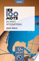 Les 100 mots du droit international