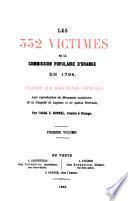 Les 332 victimes de la Commission populaire d'Orange en 1794