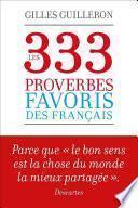 Les 333 proverbes favoris des français