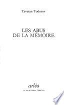 Les abus de la mémoire