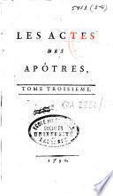 Les actes des apôtres