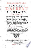 LES ADMIRABLES SECRETS D' ALBERT LE GRAND