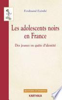 Les adolescents noirs en France. Des jeunes en quête d'identité