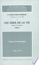Les âges de la vie