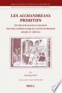 Les Alchandreana primitifs