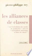 Les alliances de classes