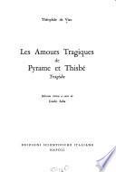 Les amours tragiques de Pyrame et Thisbé