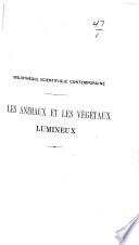 Les animaux et les végétaux lumineux