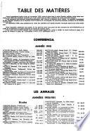Les annales conferencia