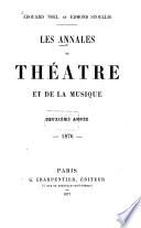 Les Annales du théâtre et de la musique