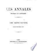 Les Annales politiques et littéraires