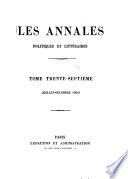 Les Annales politiques et littéraires