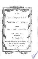 Les Antiquités D'Herculanum