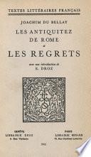 Les Antiquitez de Rome et Les Regrets