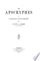 Les apocryphes de l'Ancien Testament