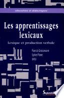 Les Apprentissages lexicaux