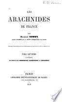 Les arachnides de France
