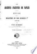 Les archives angevines de Naples